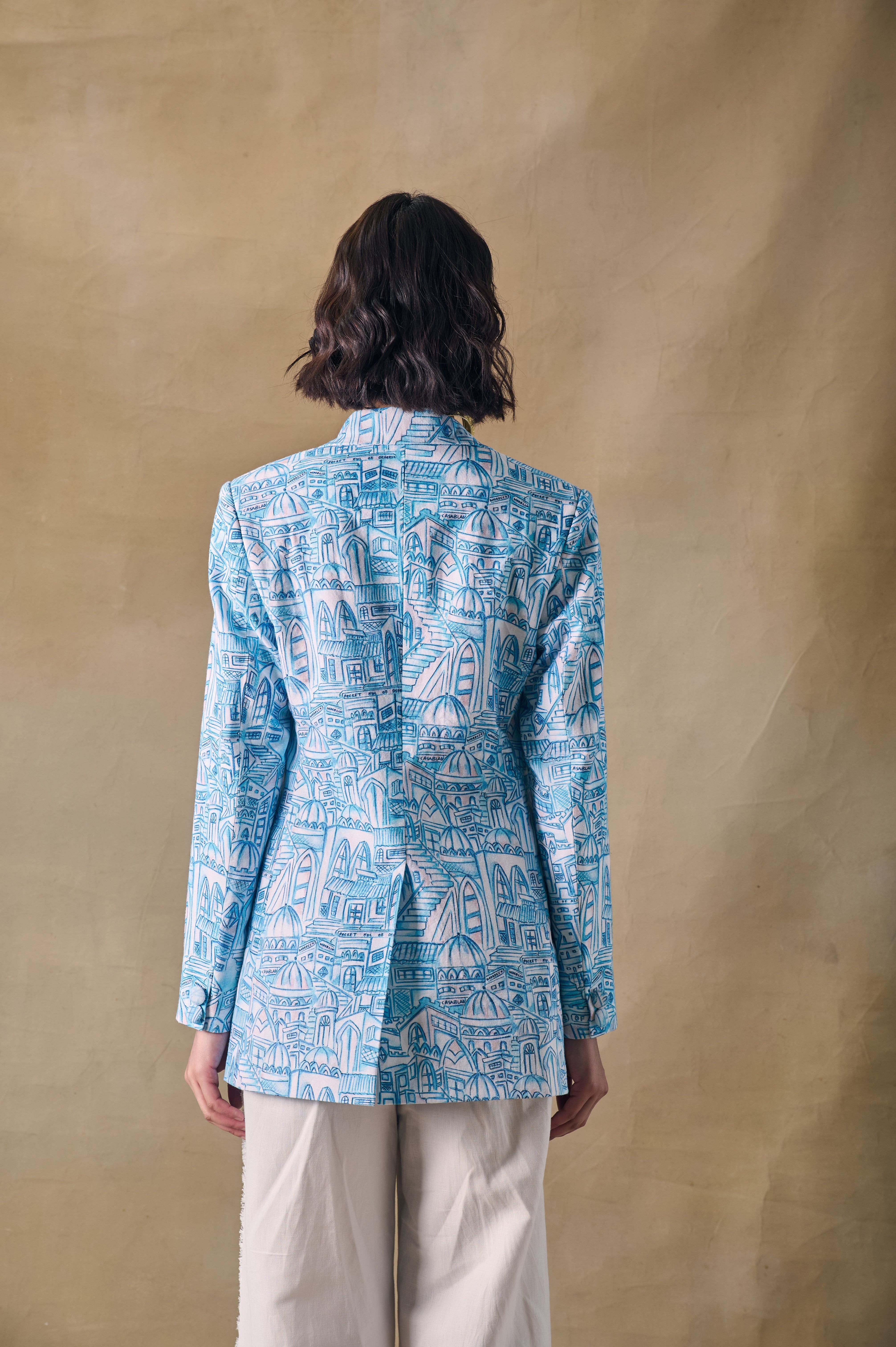 Blue Landscape Blazer