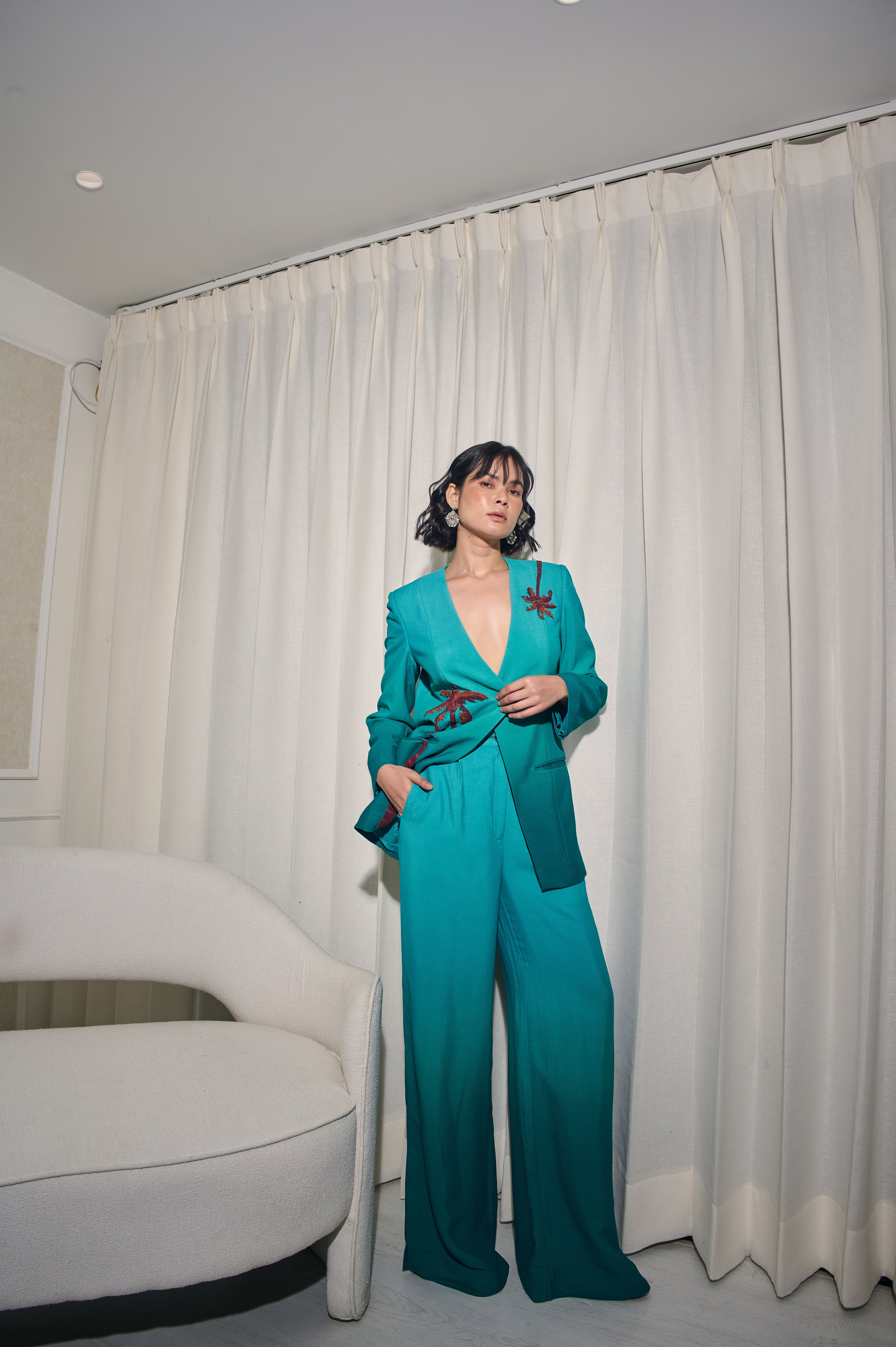 Palm Reverie Straight Pants