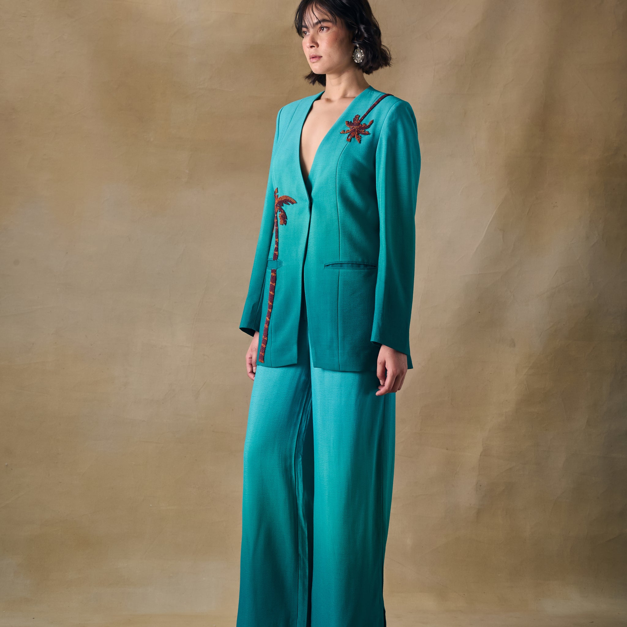 Palm Reverie Straight Pants