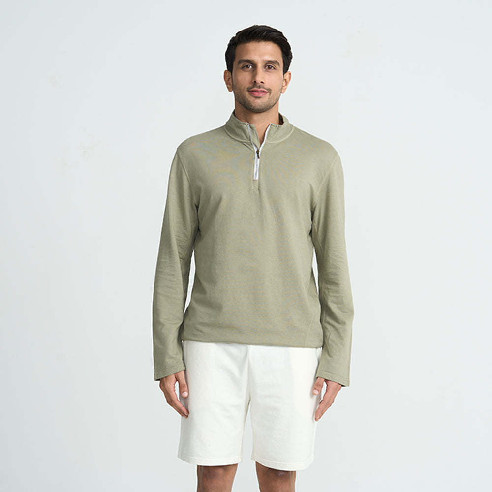 Classic Men's Quarter Zip Sweatshirt