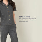 Women's Denim Lounge Shirt (Twill)