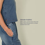 Sleeveless Denim Top (Twill)