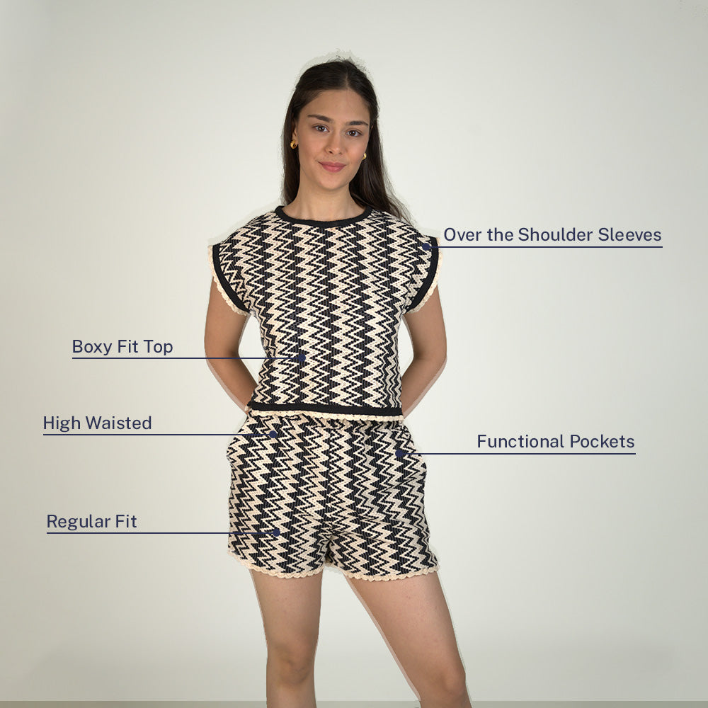 Chevron Co-ord Set