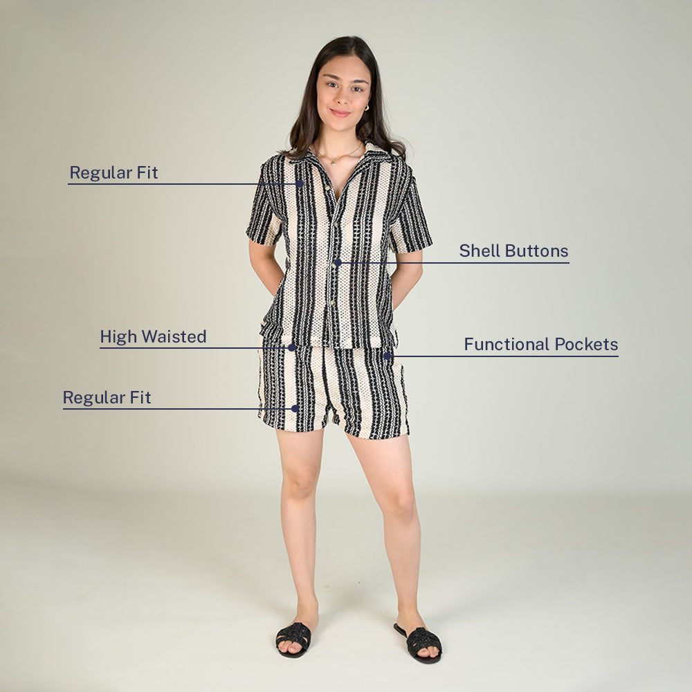 Chevron Co-ord Set ( Shirt and Pant)