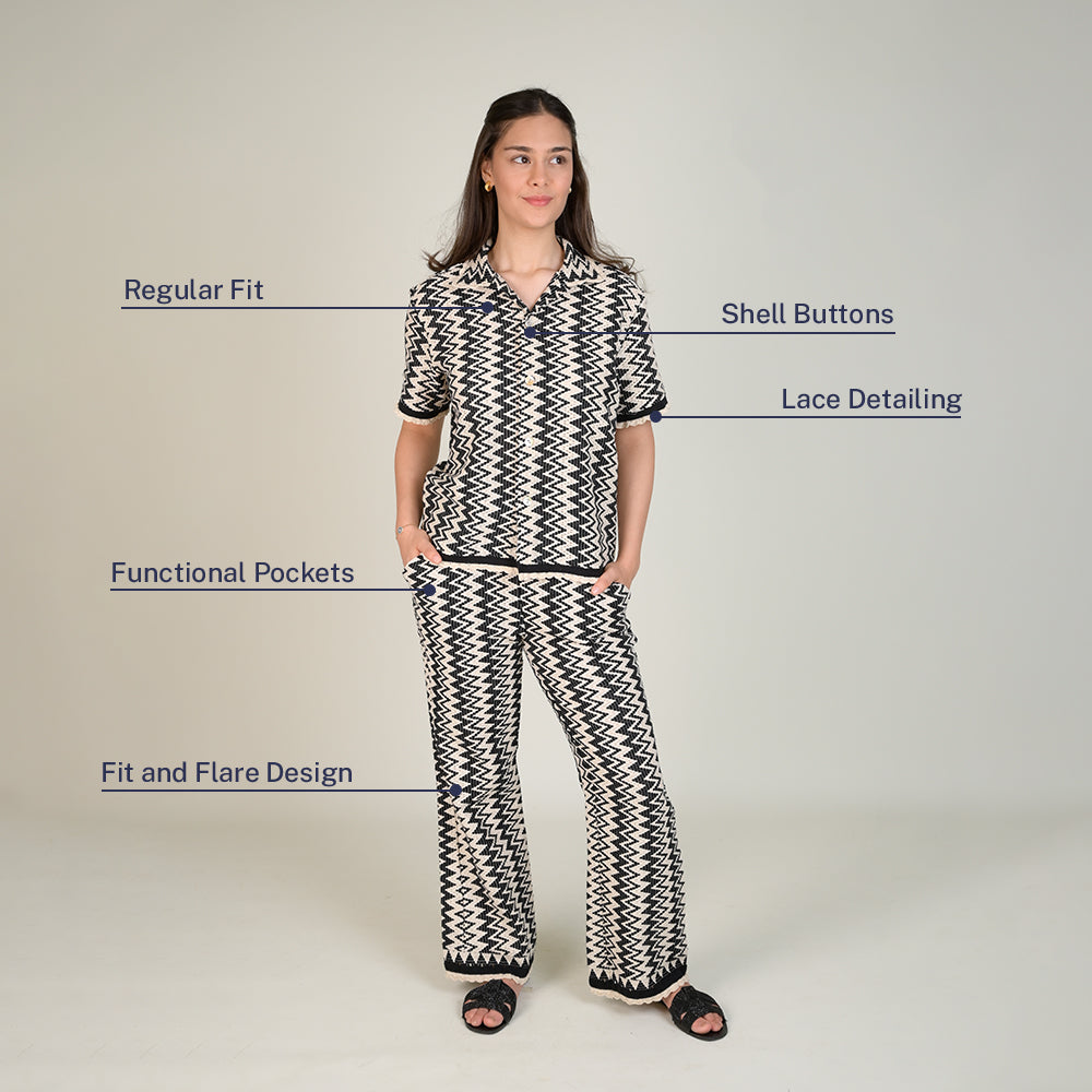 Chevron Co-ord Set