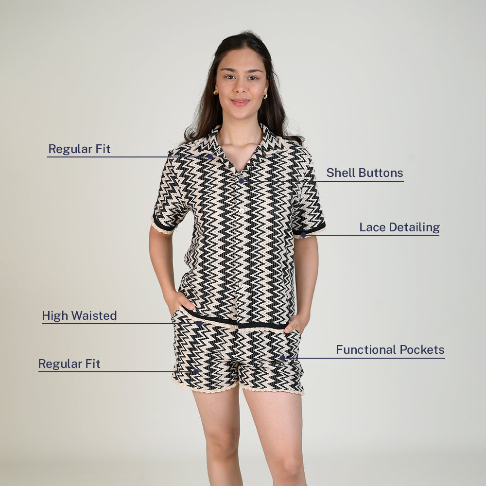 Chevron Co-ord Set