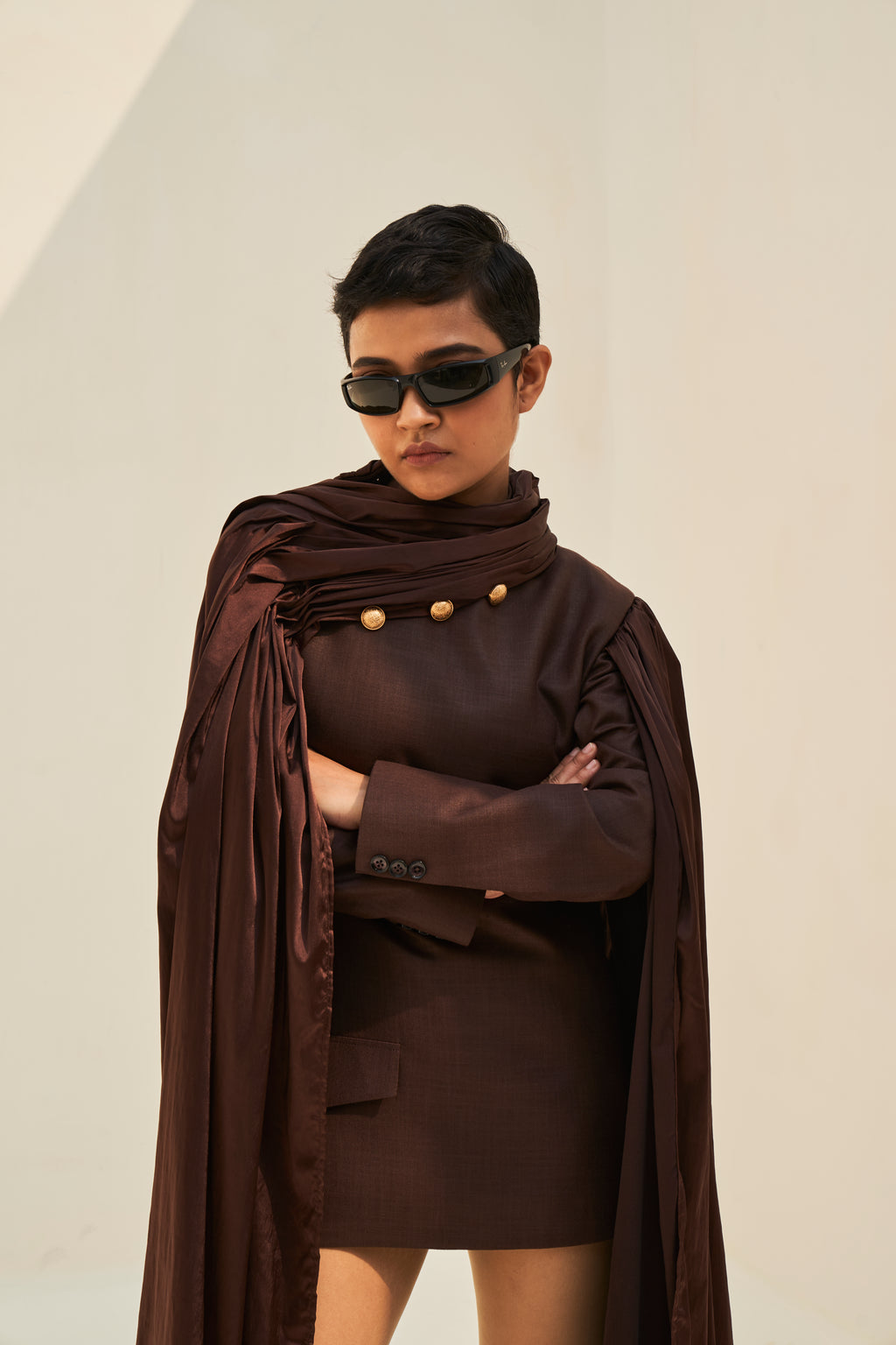 HERTA'S SATIN DRESS