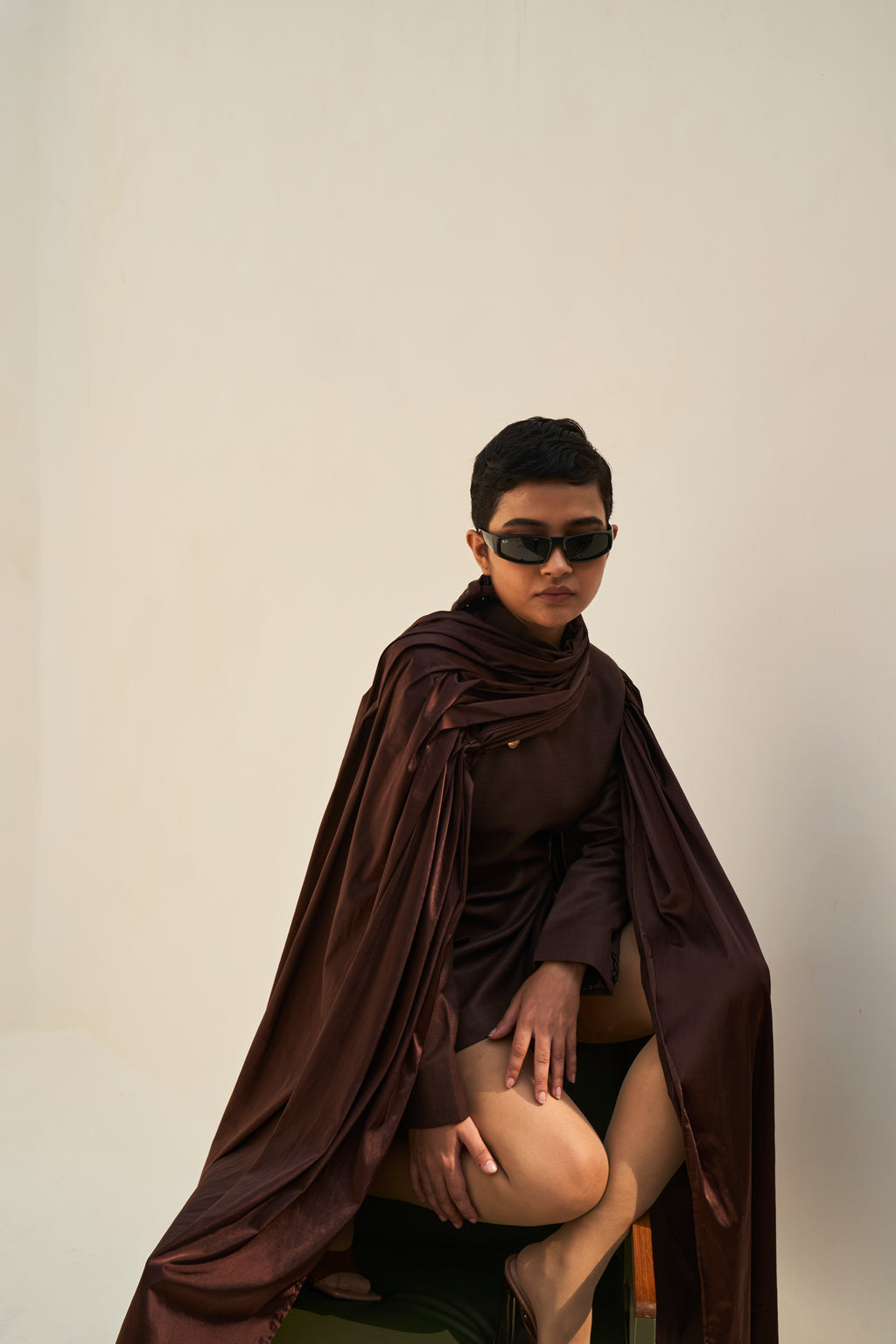 HERTA'S SATIN DRESS