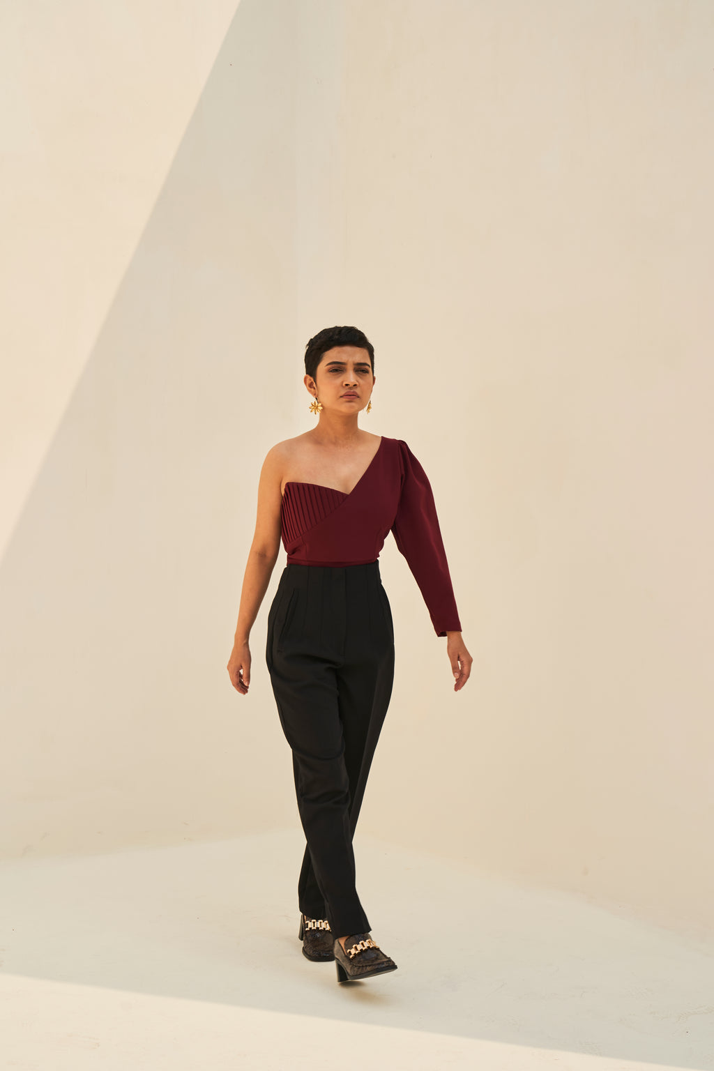 ZINNIA CREPE TOP