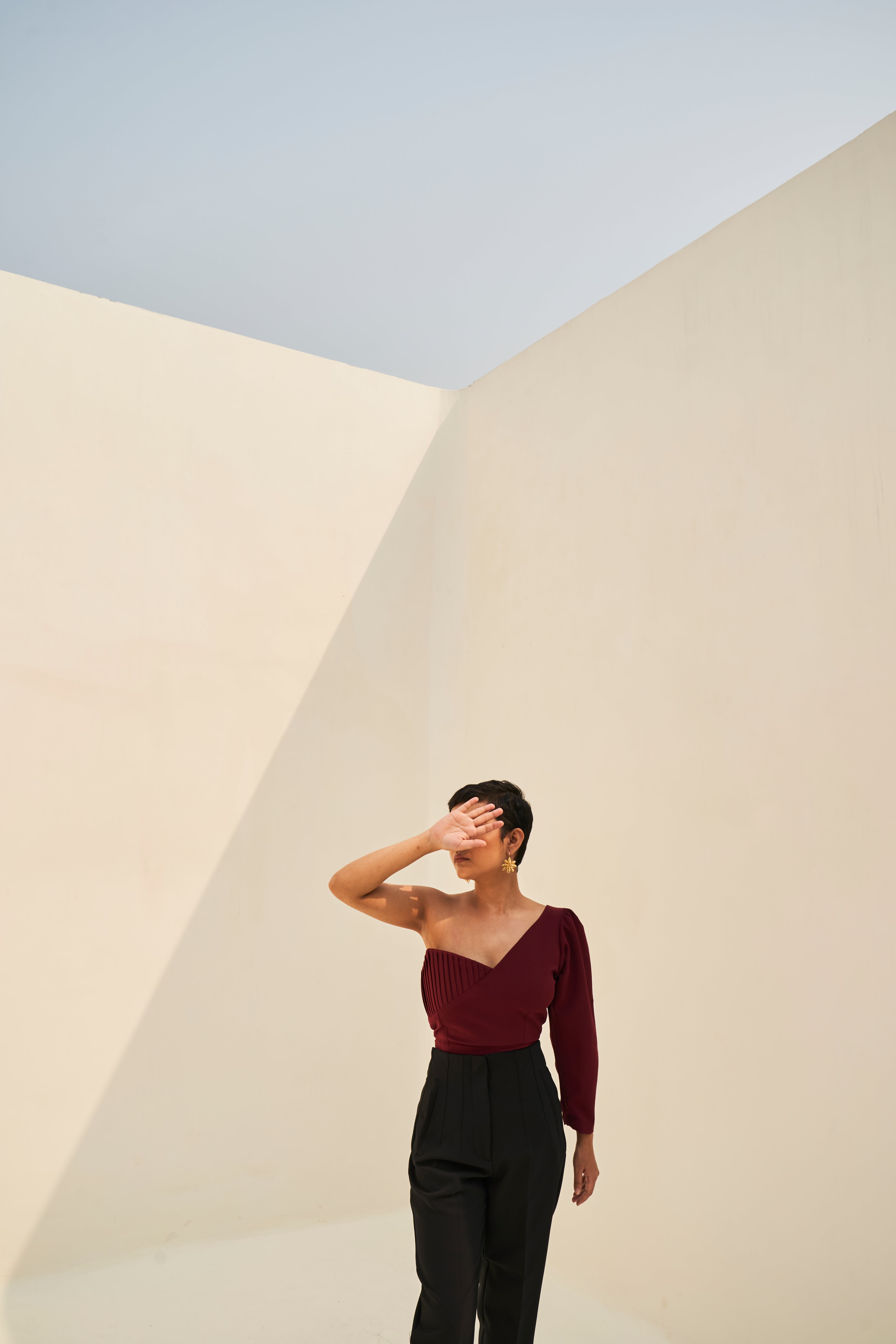 ZINNIA CREPE TOP