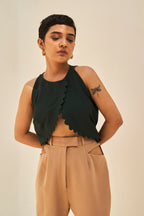PAPPILLION CREPE TOP