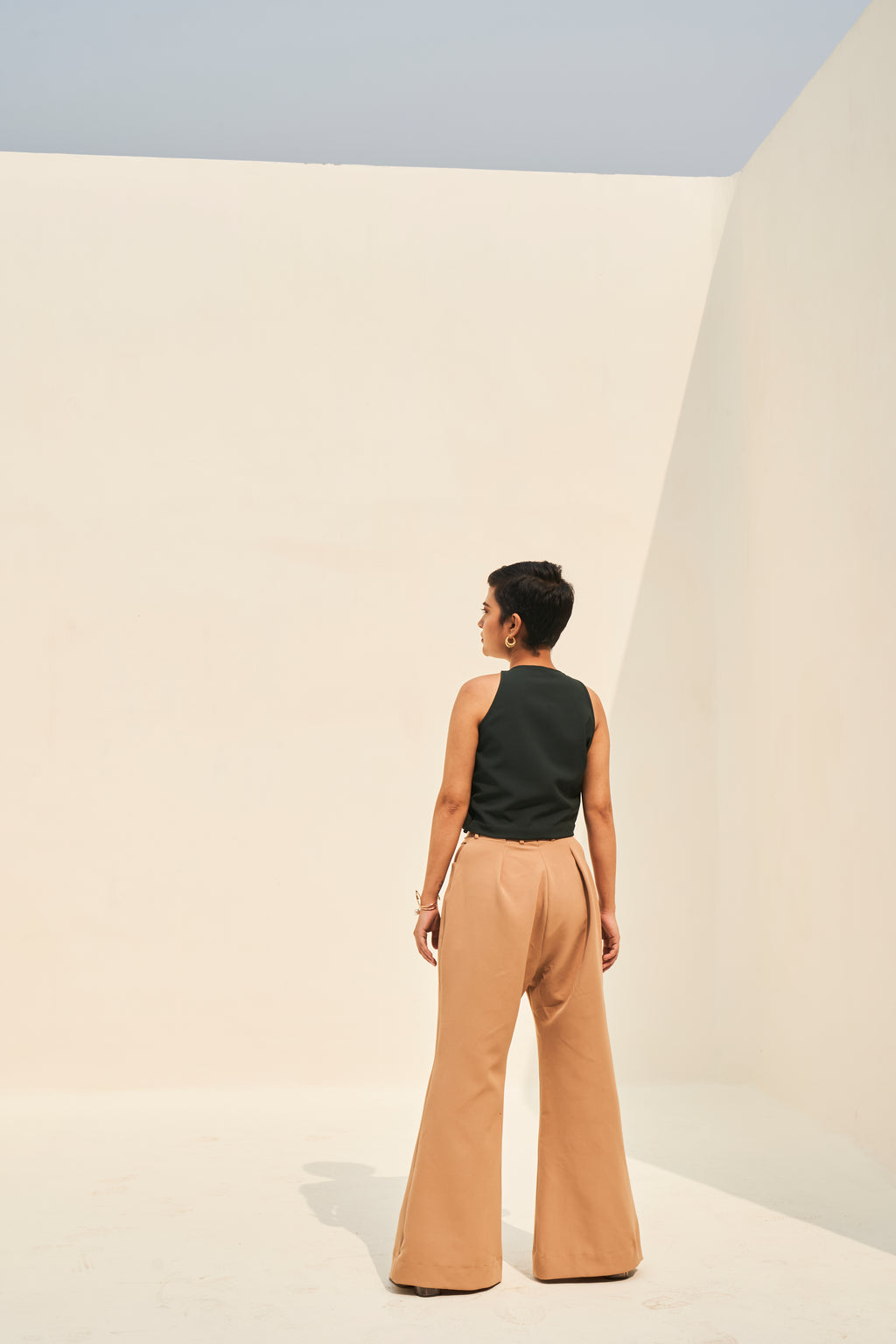 PAPILLION CREPE PANTS