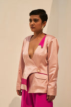 CONSTANIA SATIN BLAZER