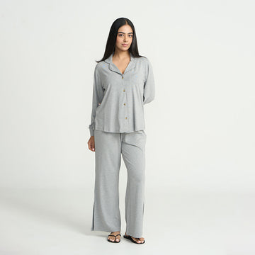 Women's Pyjama Set - Pant & Long Sleeve Shirt