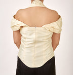 Nightfall Cream Corset Top