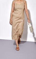 Golden Hour Beige Dress