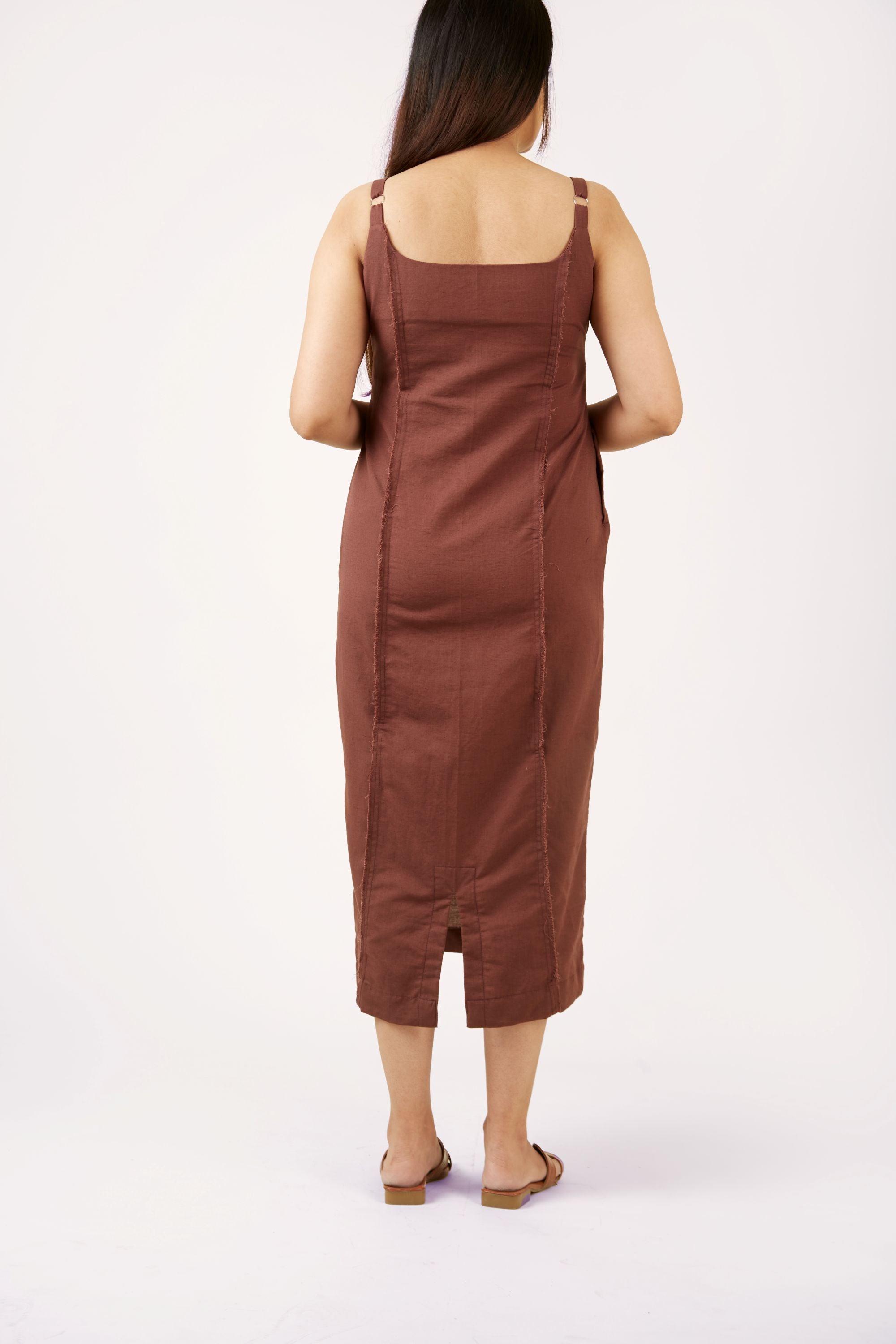 Golden Hour Brown Dress